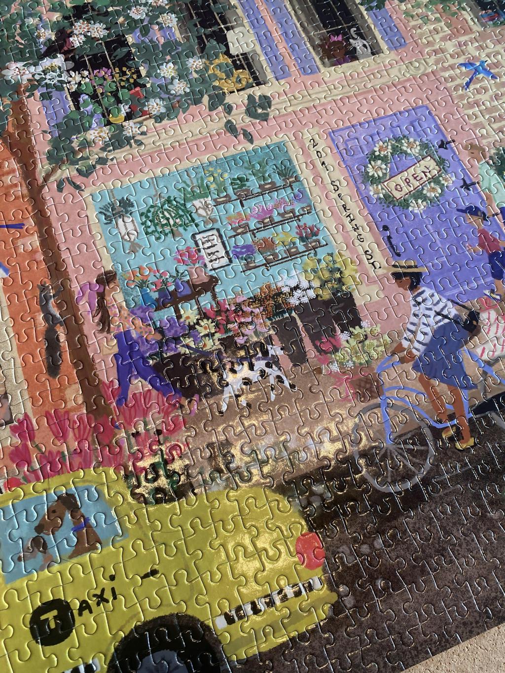 Spring Street 1000 Piece Jigsaw Puzzle Galison