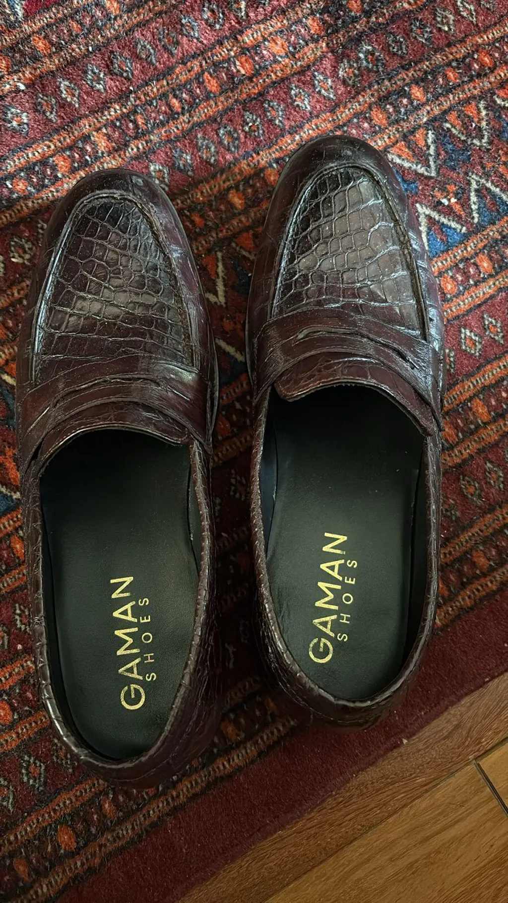 BROWN CROCO MASSIMO