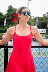 Citrine Party - Pickleball Paddle Necklace