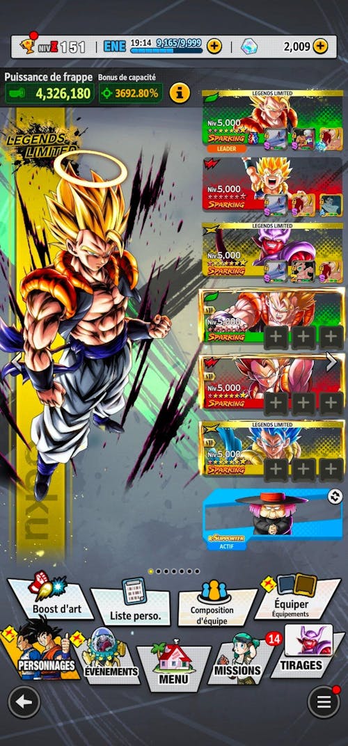 Dragon Ball Legends Farmed Account [Android]