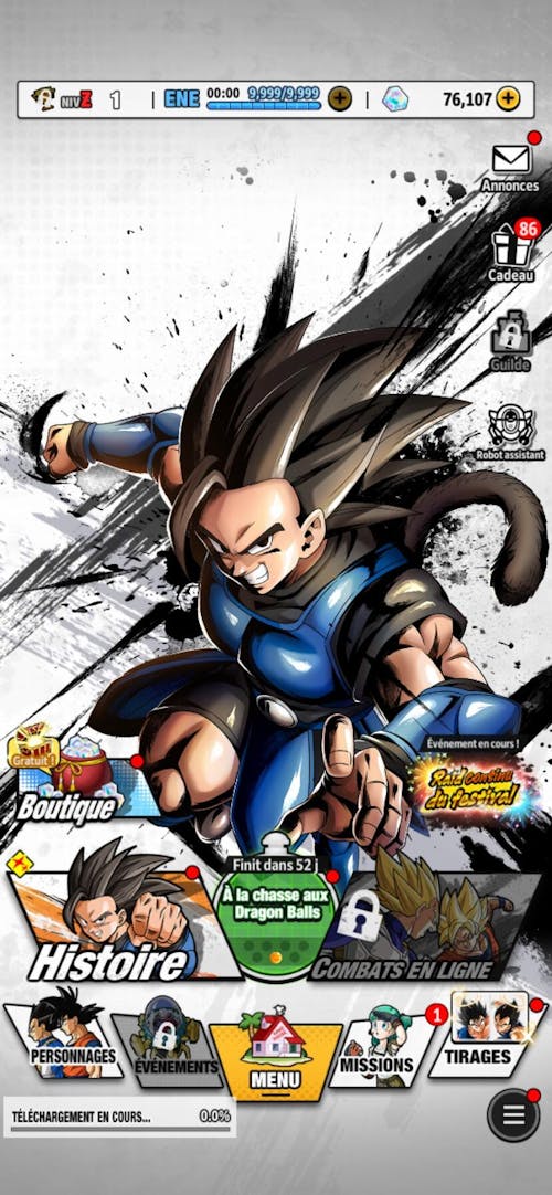 Dragon Ball Legends Starter Account [iOS]