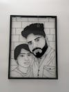 Personalized Metal Photo Portrait (Couples)