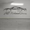 Ford GT40 Metal Wall Hanging silhouette