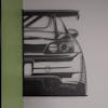 Ford GT40 Metal Wall Hanging silhouette