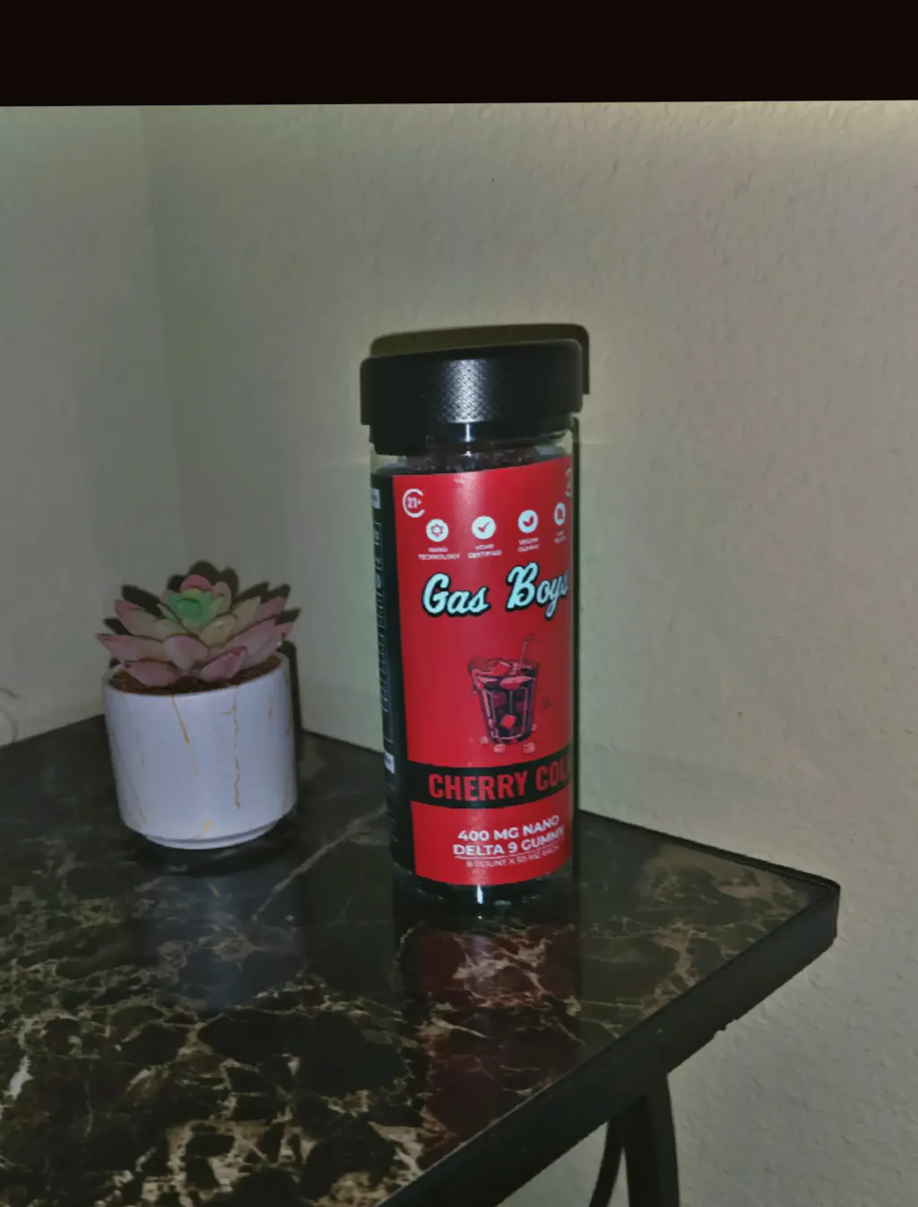 CHERRY COLA NANO DELTA 9 GUMMIES 400MG JAR – Gasboys Co