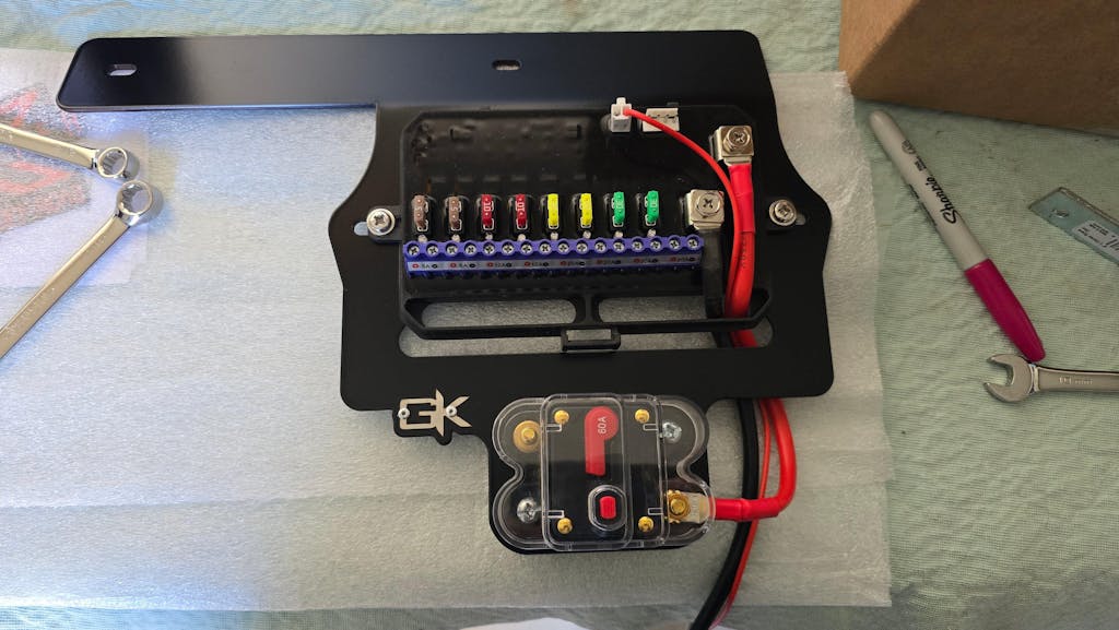 2018+ Jeep JL JT Auxbeam Control Box Mount for Wrangler Gladiator