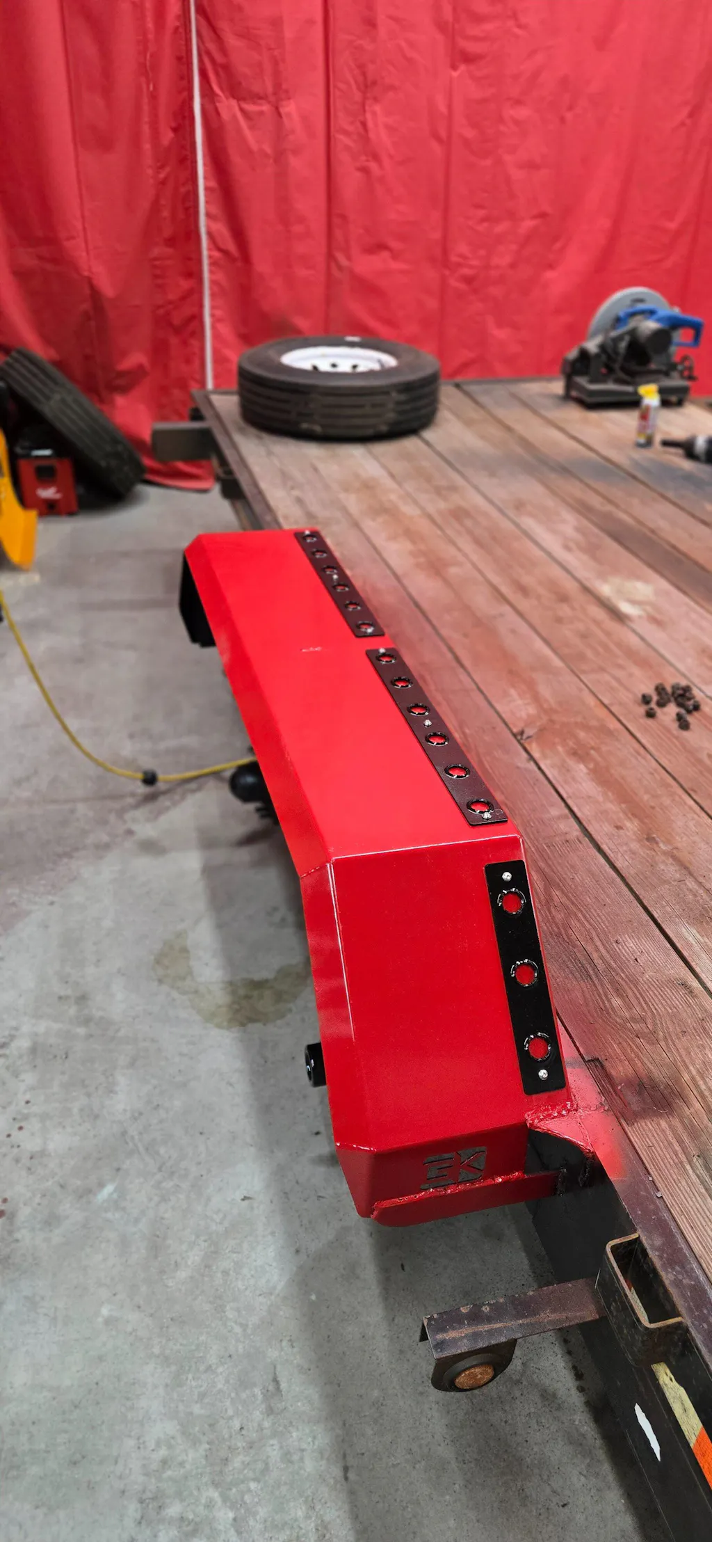 Heavy Duty Weld on DIY Drive Over Trailer Fender Kit Bare Steel - Pair