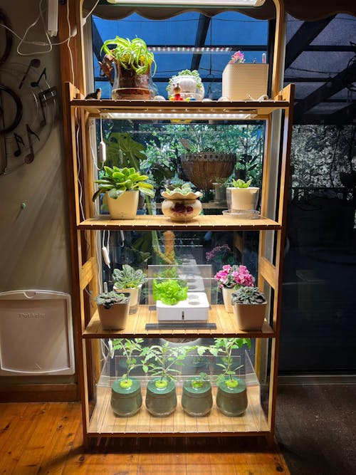 Sun Shelf 3 | Plant shelf with built-in full spectrum LED grow lights