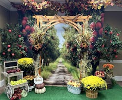 Apple Orchard Farm Backdrop