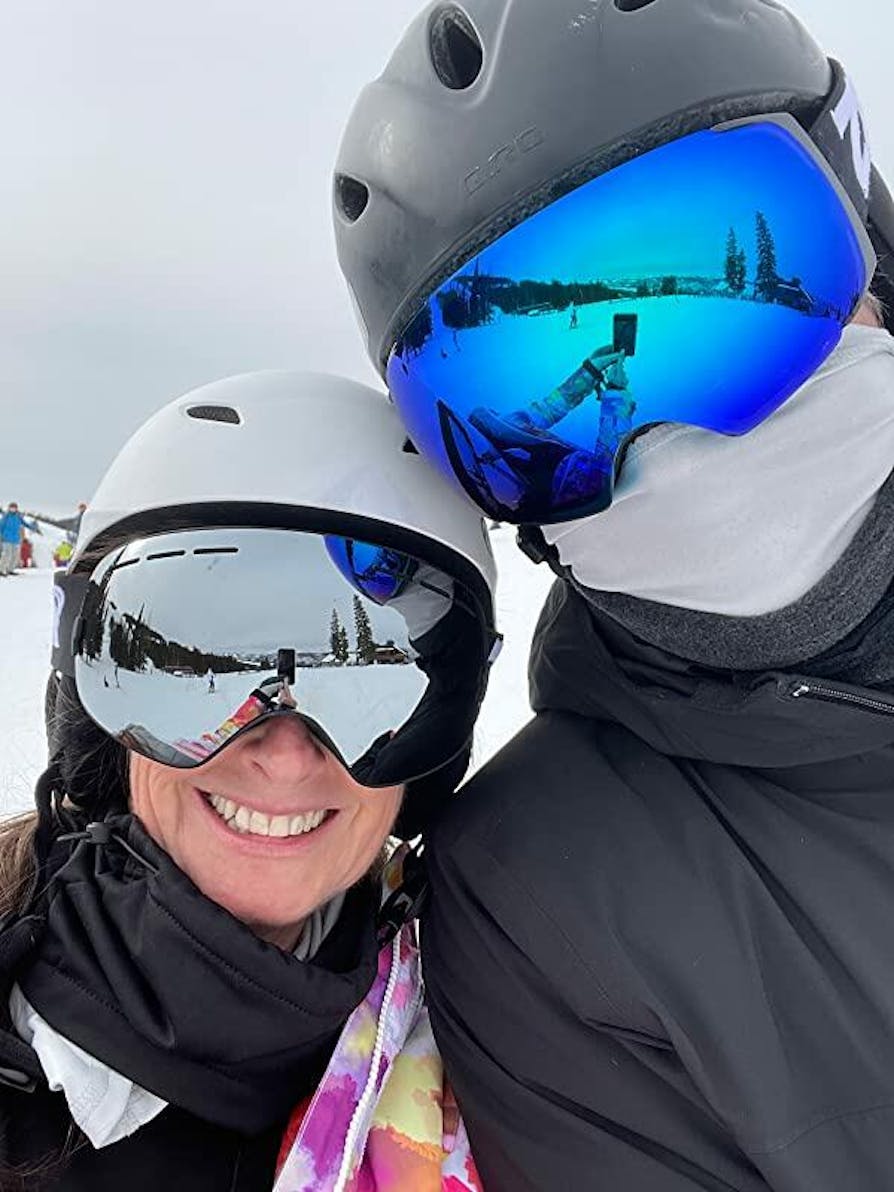 OsiGaze Frameless Ski Goggles with Anti-Fog and UV Protection