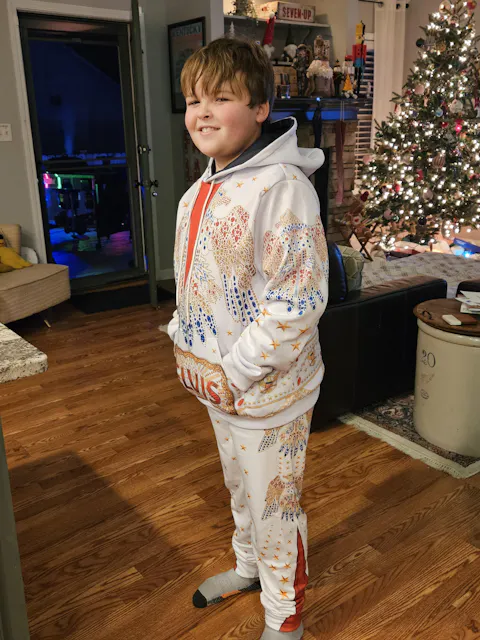 Gearhomie Elvis Aloha Costume from Hawaii New Hoodie Sweatshirt T-Shirt Sweatpants
