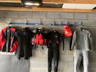 Water Sports Rack - storage and drying wall rack