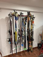 Ski and Snowboard Wall Rack - for up to 12 pairs of skis or 6 snowboards