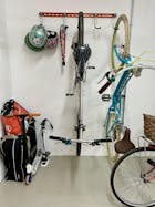 Bike wall rack for 3, 4 or 5 bikes - adaptable vertical bike storage
