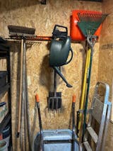 Garden Tool Wall Rack - heavy duty storage for 20+ garden tools