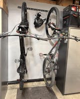 3 Bike Wall Rack - Vertical Storage for any 3 Bikes