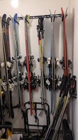 Ski and Snowboard Wall Rack - for up to 12 pairs of skis or 6 snowboards