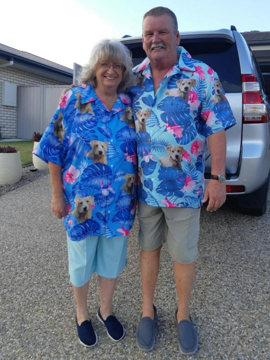 Upload Photo Dog Men's Hawaiian Shirt K228 888280