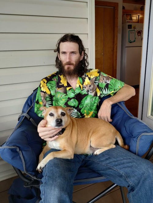 Upload Photo Dog Men's Hawaiian Shirt K228 888280