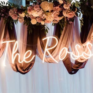 Custom Name Wedding Party Neon Sign