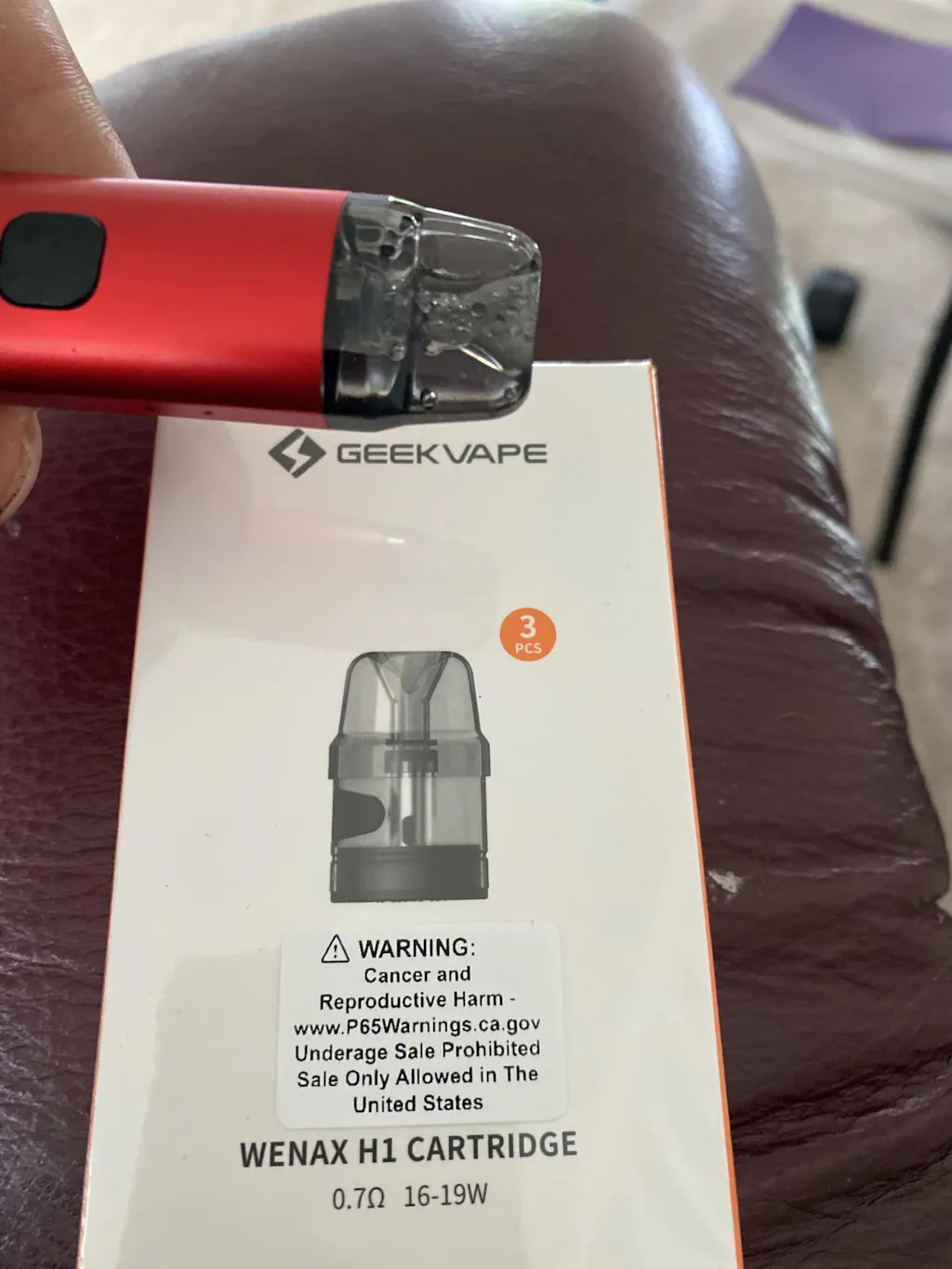 geekvape aegis solo 3 istruzioni Geek Vape Wenax h1 Pod System blue main image 1
