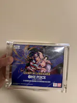 Acrylic Case Display for One Piece 01-03 Booster Box (white bottom)