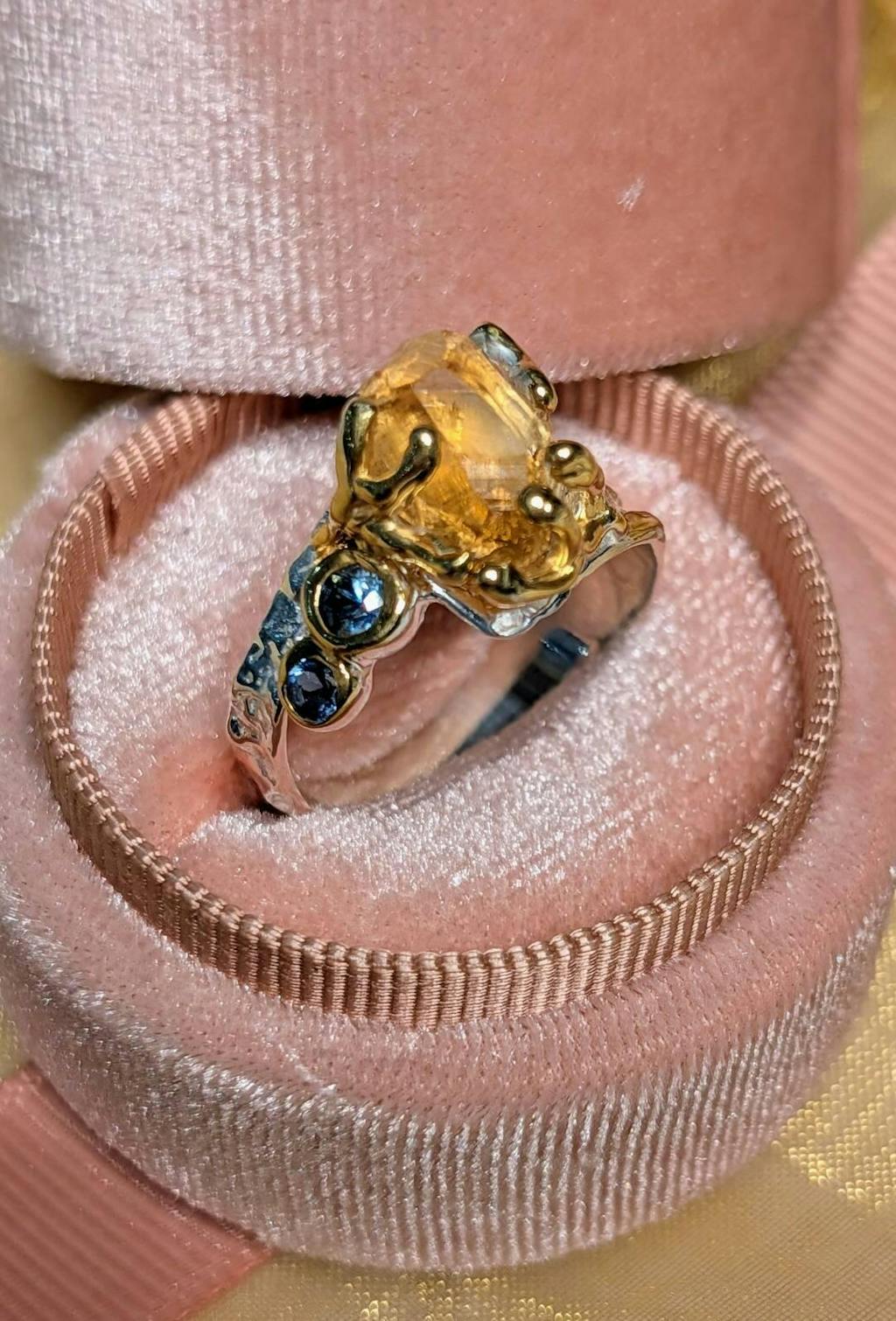 925 Sterling Silver Green Tourmaline Ring