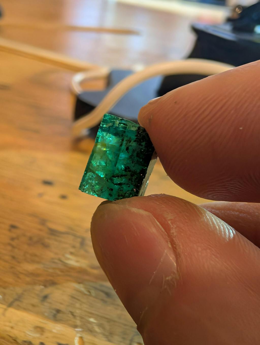 Emerald Crystal, 6.16ct, Manyara, Tanzania, Untreated Untreated