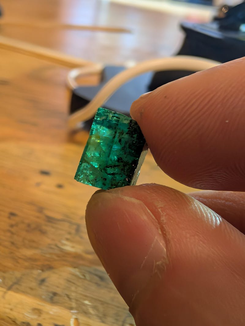 Emerald Crystal, 6.16ct, Manyara, Tanzania, Untreated Untreated
