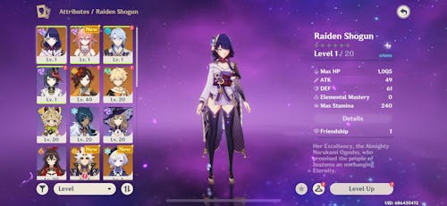Genshin Impact Wishes Starter Account (America)