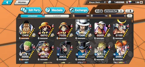 One Piece Bounty Rush Starter Reroll Account [Global - Android]