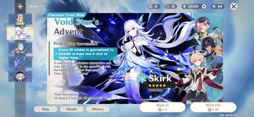 Genshin Impact Wishes Starter Account (America)