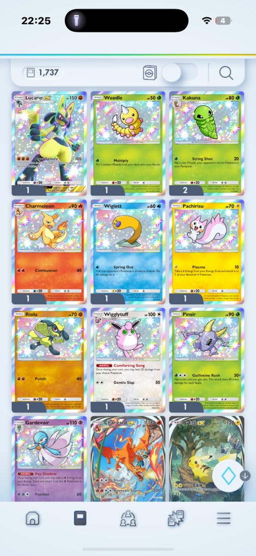 Pokémon TCG Pocket Starter Account with Selectable Crown/Immersive