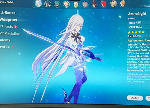 Genshin Impact Custom Starter Account