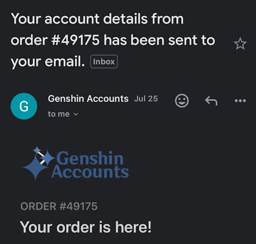 Genshin Impact Custom Starter Account