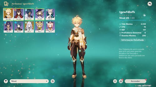 Skirk Genshin Impact Farmed Starter Account
