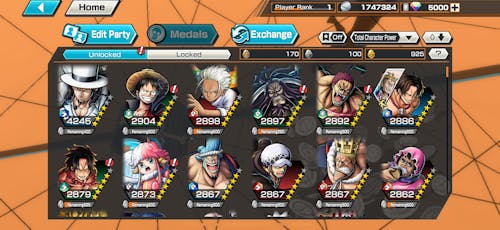 Rob Lucci Awakened OPBR Starter Reroll Account [Global]
