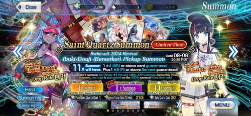 Fate Grand Order Starter Account with 2400+ SQ [Global]