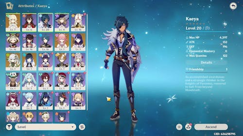 Genshin Impact Custom Starter Account