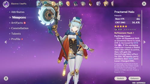 Genshin Impact Wishes Starter Account (America)