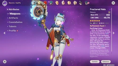Genshin Impact Wishes Starter Account (America)
