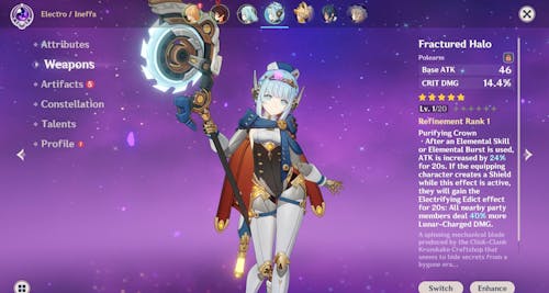 Ineffa Genshin Impact Farmed Starter Account
