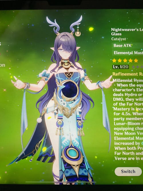 Genshin Impact Special Wishes Reroll Account