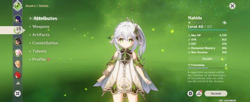 Sangonomiya Kokomi Genshin Impact Starter Account