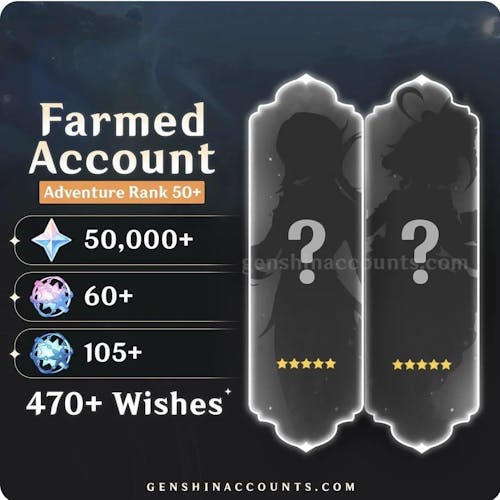 Genshin Impact Double Farmed Account