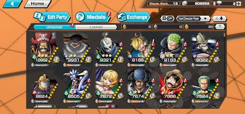One Piece Bounty Rush Starter Reroll Account [Global - Android]