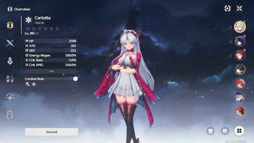 Carlotta Wuthering Waves Account