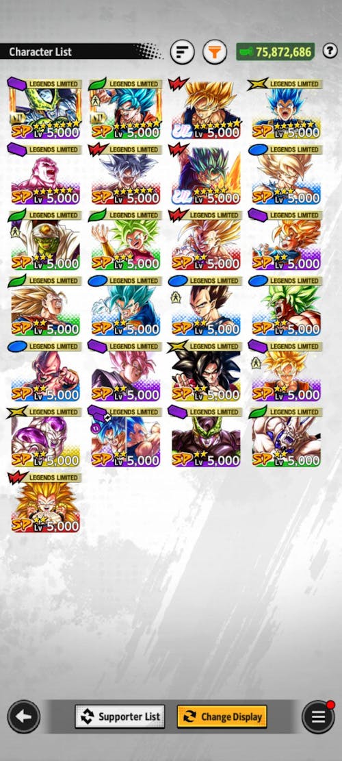Dragon Ball Legends Farmed Account [Android]