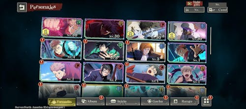 Jujutsu Kaisen Phantom Parade Reroll Account [AMERICA]