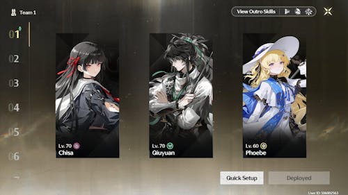 Qiuyuan Account with Astrites - Wuthering Waves